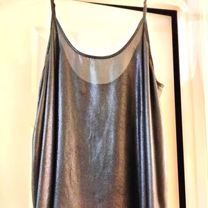 Cute iridescent dressy tank top